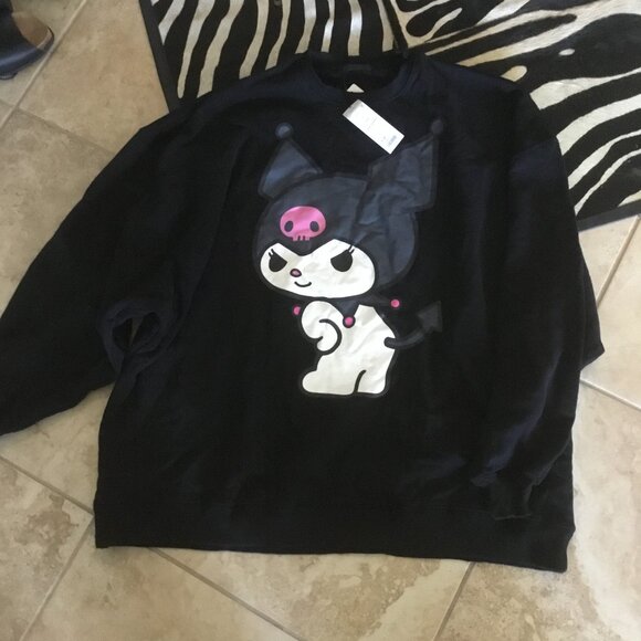 Candystripper Kuromi limited collection sweatshirt OS New oversized fit - Picture 1 of 3